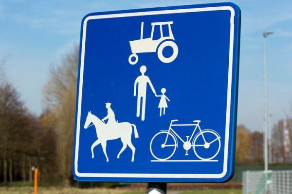 verkeersbord voorbehouden weg
