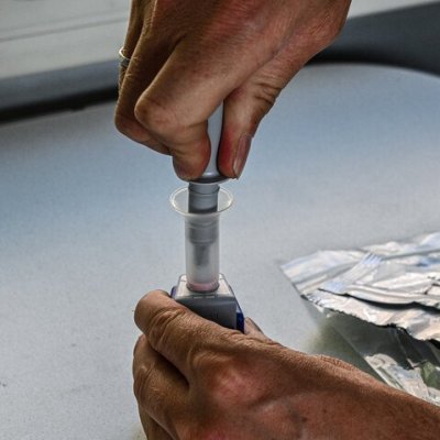 Toestel politie speekseltest, drugstest