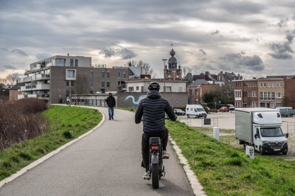 man op fatbike