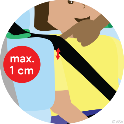 gordels strak aanspannen bij kind in de auto